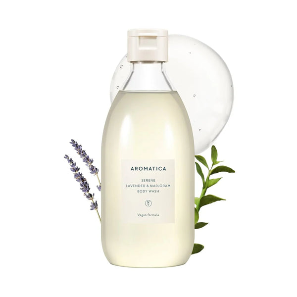 Dušas gels ar lavandu un majorānu Aromatica Serene Lavender&Marjoram Body Wash