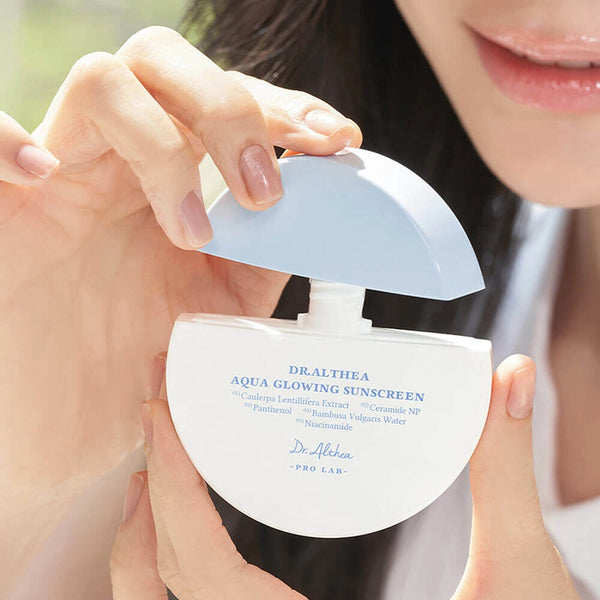 Mitrinošs saules aizsargkrēms Dr.Althea Aqua Glowing Sunscreen SPF50+ PA++++