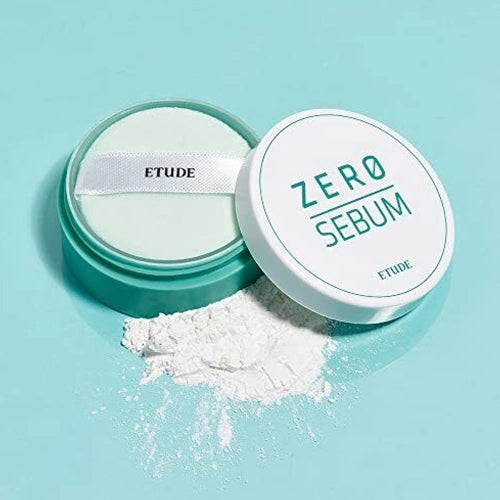 Minerālu birstošais un ādu matējošais pūderis ETUDE Zero Sebum Drying Powder