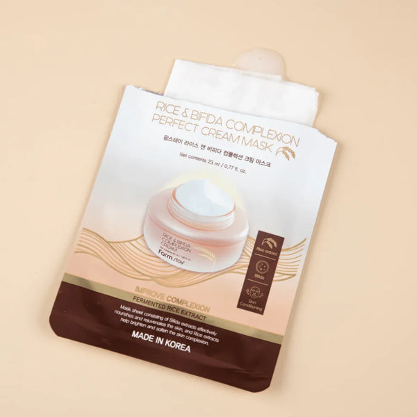 FARMSTAY Rice & Bifida Complexion Cream Mask