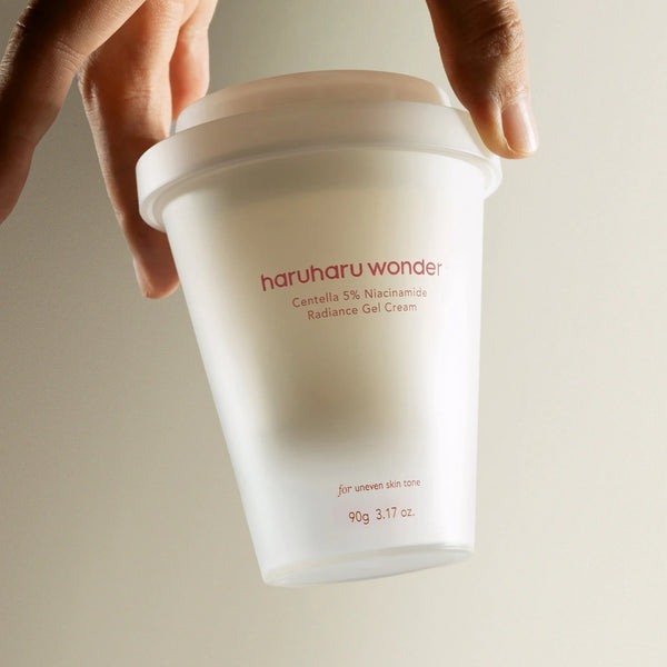 Gaisīgs gelveida krēms ar centellu un niacinamīdu Haruharu Wonder Centella 5% Niacinamide Radiance Gel Cream