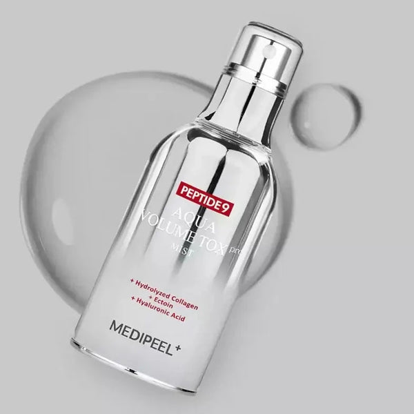Mitrinošs peptīdu izsmidzināmais līdzeklis ādas tvirtuma palielināšanai Medi-Peel Peptide 9 Aqua Volume Tox Mist PRO