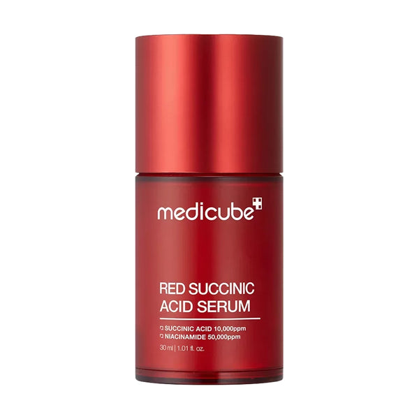 Serums ar dzintarskābi aknes un pārmērīgas ādas taukošanās novēršanai Medicube Red Succinic Acid Serum