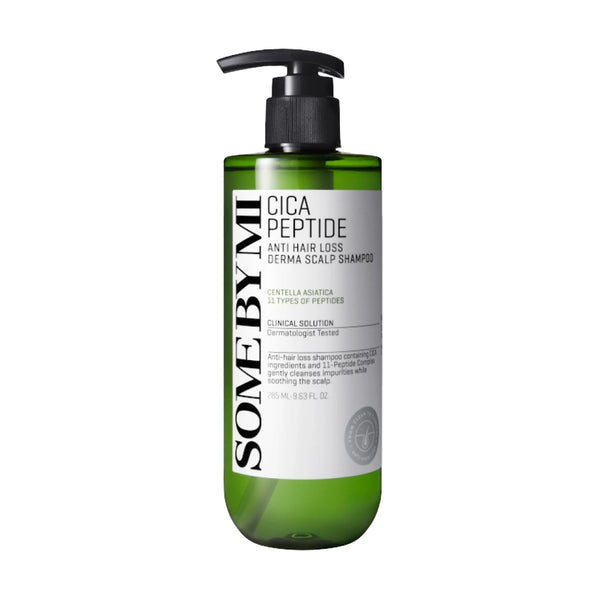 Nostiprinošs šampūns ar Āzijas centellu un peptīdiem Some By Mi Cica Peptide Anti Hair Loss Shampoo