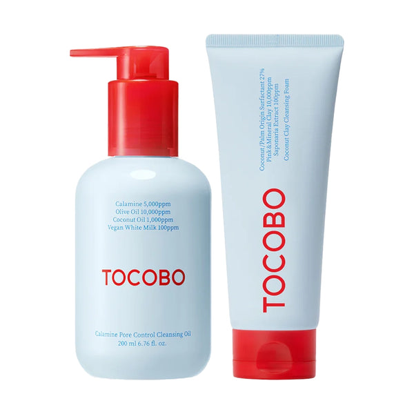 Līdzekļu komplekts dubultai attīrīšanai TOCOBO Double cleansing Duo