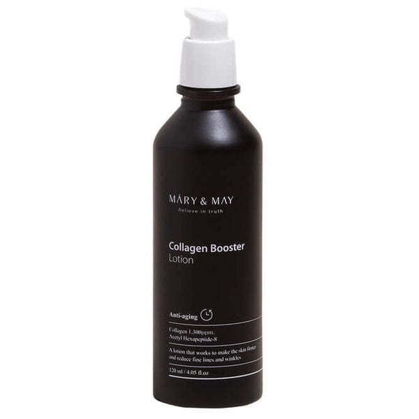 Pretnovecošanas pastiprinošs losjons ar kolagēnu un peptīdiem MARY&MAY Collagen Booster Lotion