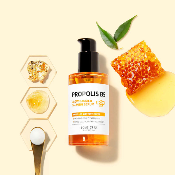 Serums mirdzuma piešķiršanai ar propolisu Some By Mi Propolis B5 Glow Barrier Calming Serum