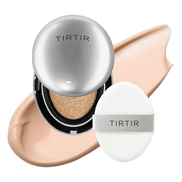 Gaisīgs kušons ar mirdzošu noslēguma akcentu TIRTIR Mask Fit Aura Cushion