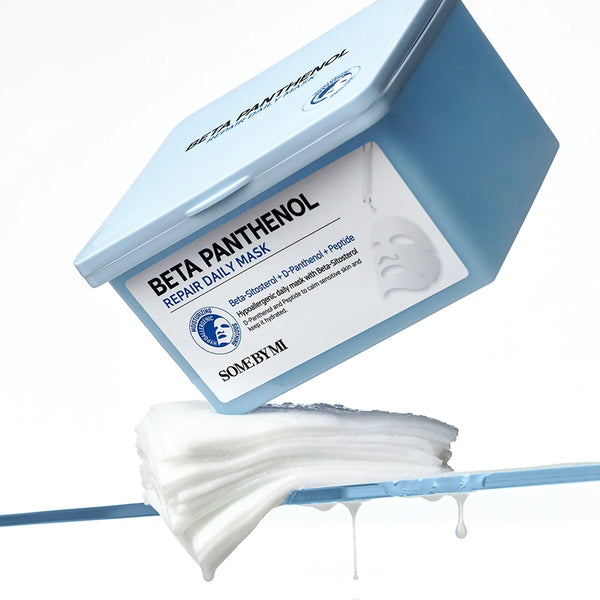 Atjaunojošu auduma masku komplekts ar pantenolu Some By Mi Beta Panthenol Repair Daily Mask