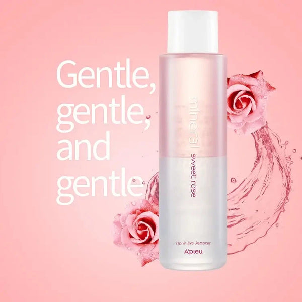 Līdzeklis kosmētikas noņemšanai A'Pieu Mineral Lip & Eye Remover Sweet Rose