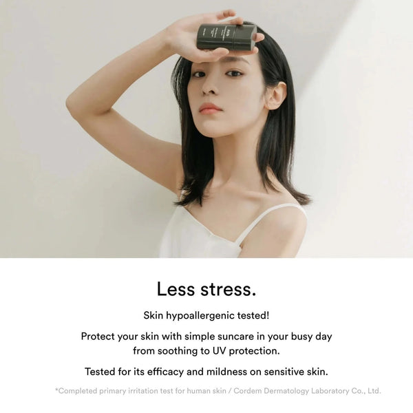 Nomierinoša saules aizsargesence Abib Heartleaf Sun Essence Calming Drop