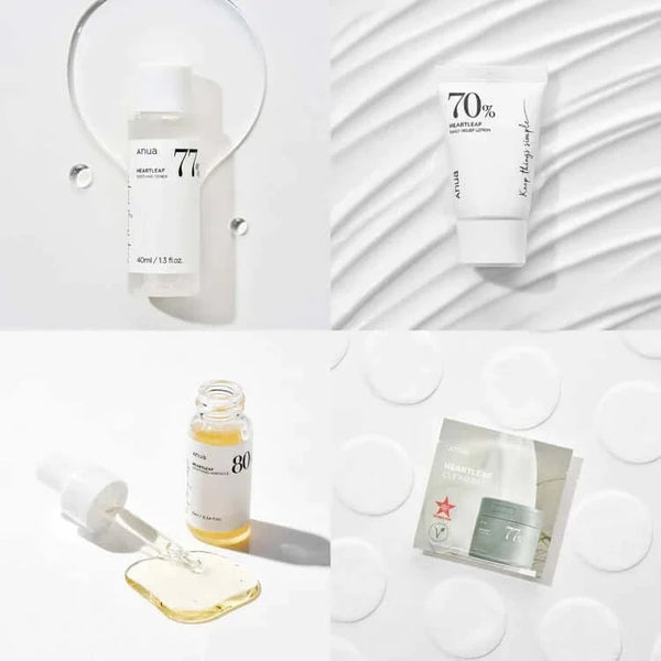 Mini iepakojumu komplekts Anua Heartleaf Soothing Trial Kit