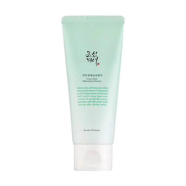 Attīrošs gels sejas ādas mazgāšanai ar zaļo plūmi Beauty Of Joseon Green Plum Refreshing Cleanser