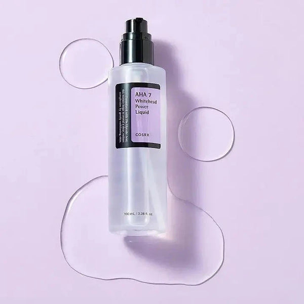 Esence ar AHA skābēm strutainu pinņu novēršanai problemātiskai ādai COSRX AHA 7 Whitehead Power Liquid