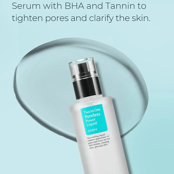 Esence priekš poru sašaurināšanai COSRX Two In One Poreless Power Liquid
