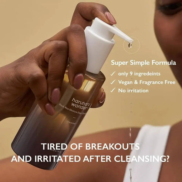 Hidrofīla eļļa Haruharu WONDER Black Rice Deep Cleansing Oil