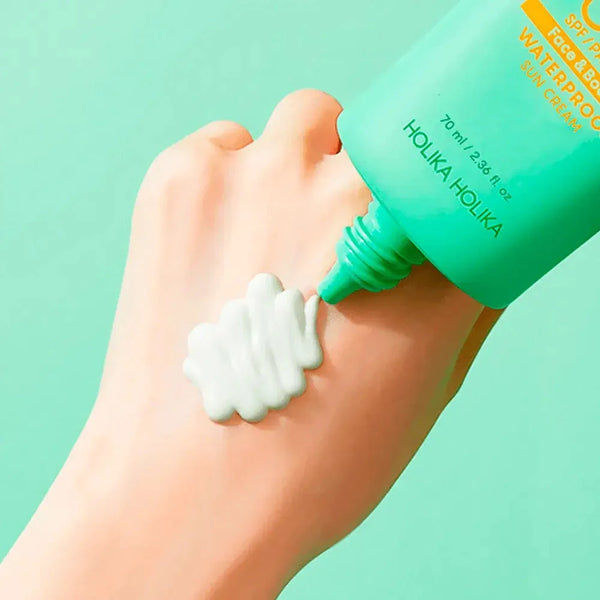 Ūdensnoturīgs saules aizsargkrēms ar alveju Holika Holika Aloe Waterproof Sun Cream SPF 50+ PA ++++