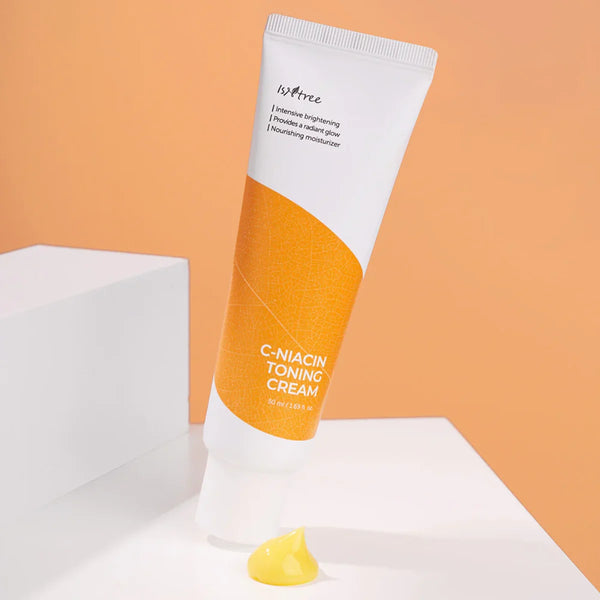 Balinošs krēms ar C vitamīnu un niacinamīdu IsNtree C-Niacin Toning Cream