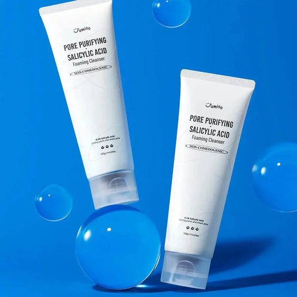 Putiņas poru attīrīšanai ar salicilskābi Jumiso Pore-Purifying Salicylic Acid Foaming Cleanser