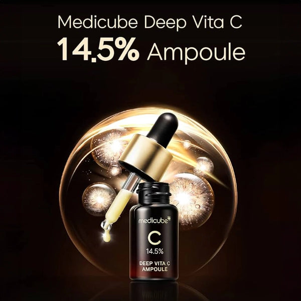 Balinošs un nostiprinošs serums ar C vitamīnu Medicube Deep Vita C Ampoule 2.0