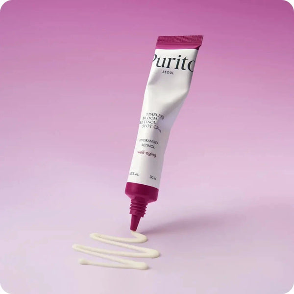 Punktveida uzklāšanai paredzēts pretgrumbu krēms ar retinolu PURITO Timeless Bloom Retinol Spot Cream
