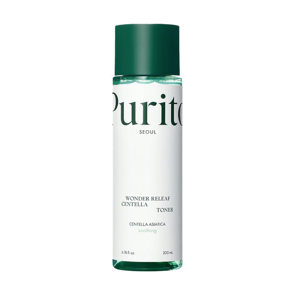 Nomierinošs toniks ar Gotu kolu Purito Wonder Releaf Centella Toner
