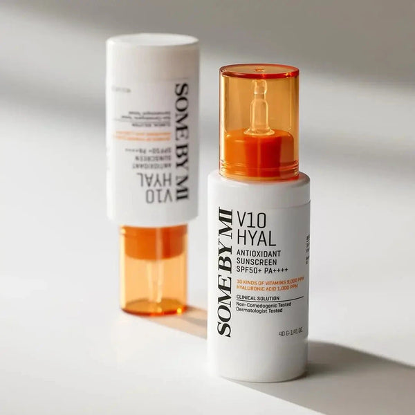 Saules aizsargkrēms ar antioksidantiem Some By Mi V10 Hyal Antioxidant Sunscreen SPF50+ PA++++