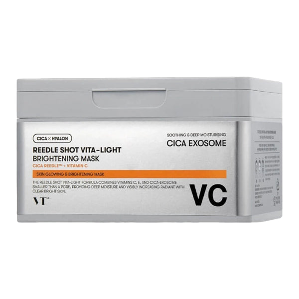 Balinošo auduma masku komplekts ar mikroadatām VT Cosmetics Reedle Shot Vita-Light Brightening Mask