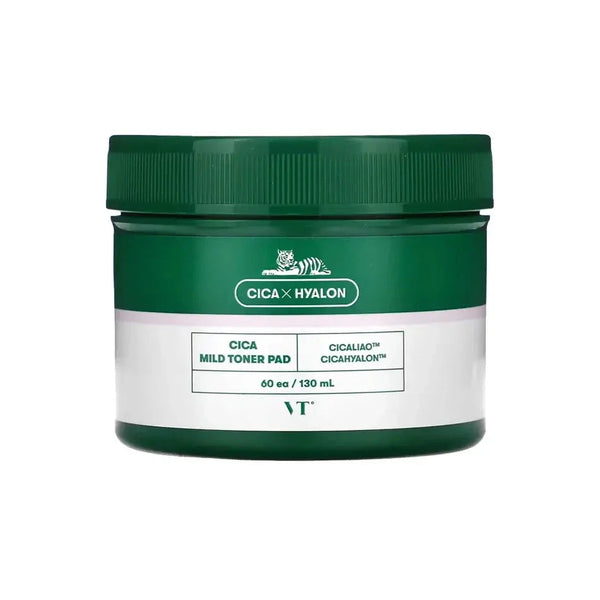 Ādu nomierinoši spilventiņi ar centellu Vt Cosmetics Cica Mild Toner Pad