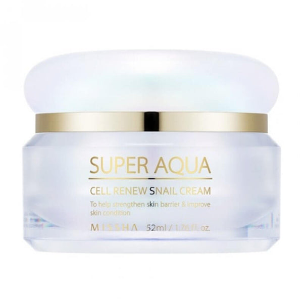 Intensīvs reģenerējošs krēms Missha Super Aqua Cell Renew Snail Cream