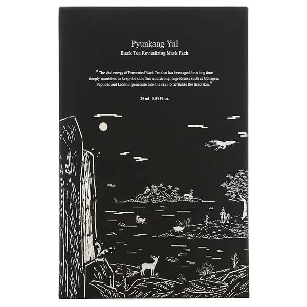 Atjaunojoša auduma maska ar kombuču ( tējas sēne ) Pyunkang Yul Black Tea Revitalizing Mask Pack