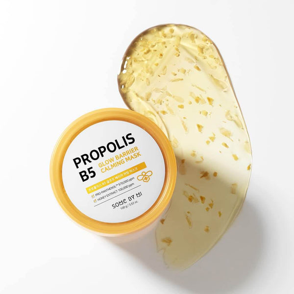 Nomierinoša maska mirdzuma piešķiršanai ar propolisu Some By Mi Propolis B5 Glow Barrier Calming Mask